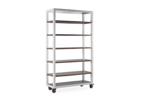 LIBRERÍA EVEREST 5 ESTANTES CON RUEDAS Med: 120 x 45 x 212 cm alto