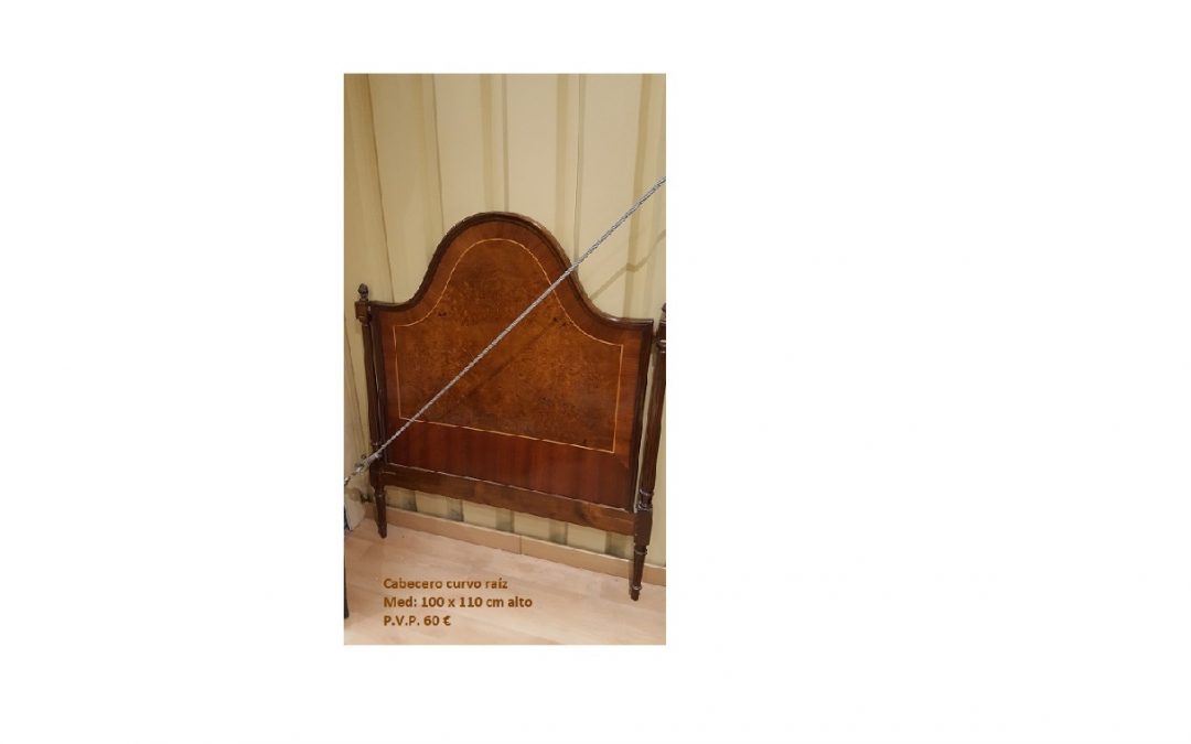CABECERO en raiz para somier de 90 cm