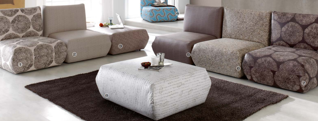 SOFA MODULAR. Telas a elegir. Medida del módulo: 72 x 83 x 78 cm alto