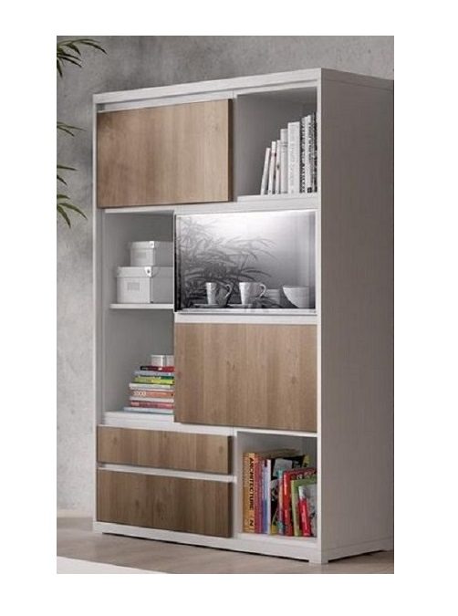 VITRINA LIBRERIA. VARIAS MEDIDAS Y ACABADOS. CON O SIN LUZ.