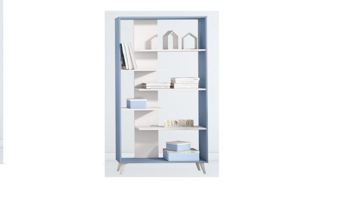 ESTANTERÍA DE SUELO CON PATAS COLOR BLANCO DE 12 CM ALTO MED: 90 X 25 X 151 CM ALTO (VARIEDAD DE COLORES)