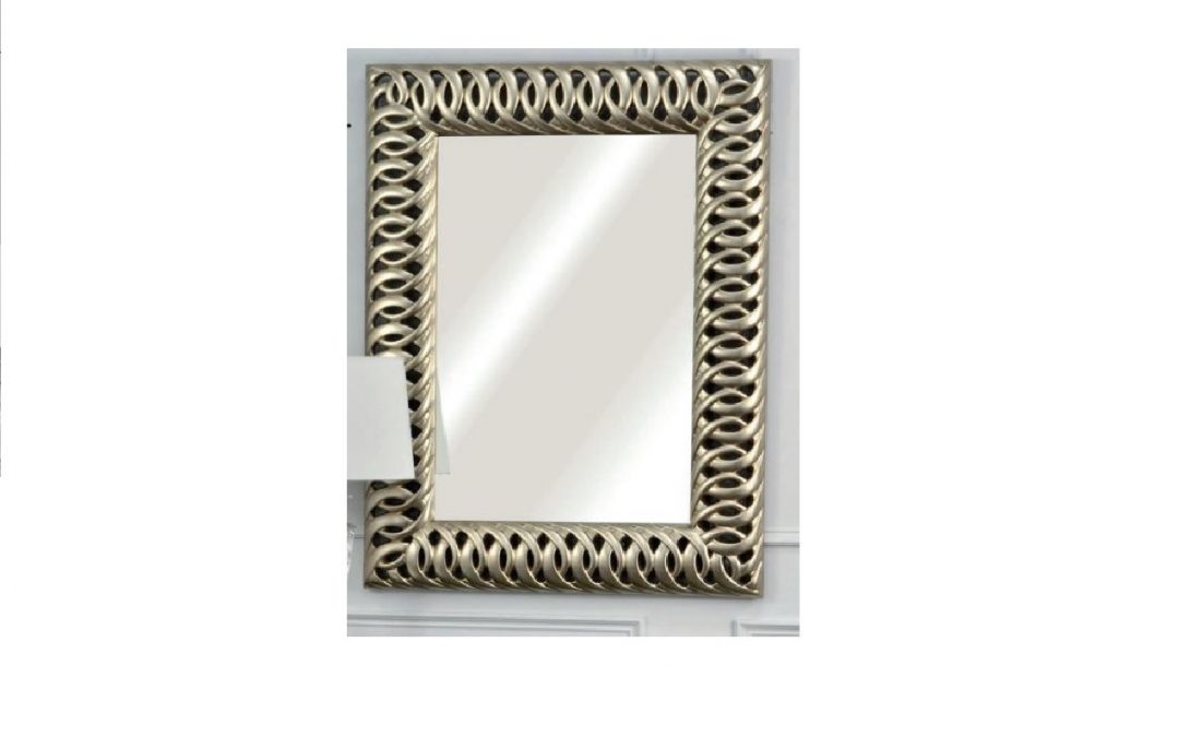 ESPEJO PLATA VENECIANA MED: 94 X 125 CM ALTO