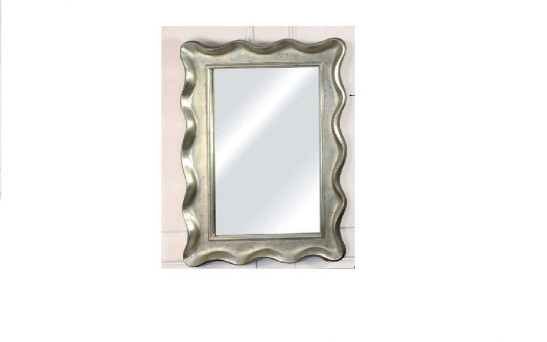 ESPEJO PLATA VENECIANA MED: 90 X 10 X 120 CM ALTO