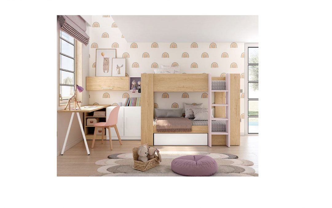 COMPOSICIÓN DORMITORIO JUVENIL VARIAS MEDIDAS Y ACABADOS A ELEGIR