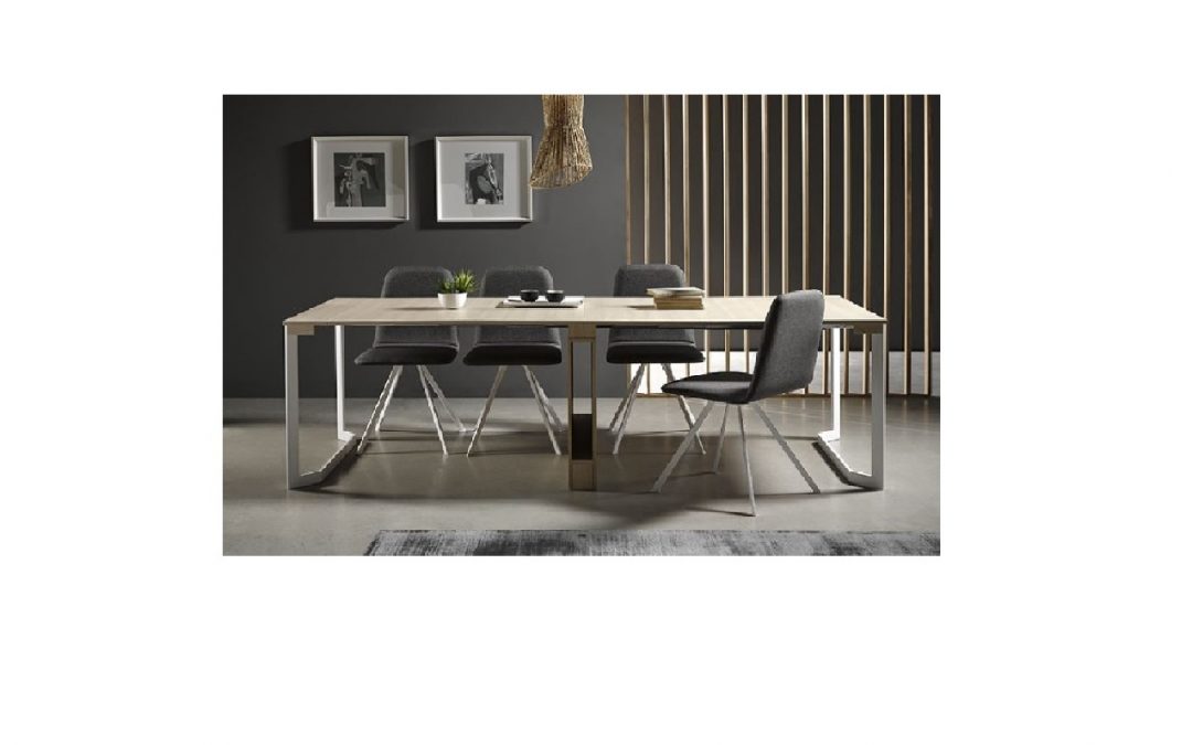 MESA CONSOLA ABIERTA (4 EXTENSIBLES) CON MEDIDA TOTAL: 90 X 235 X 75 CM ALTO