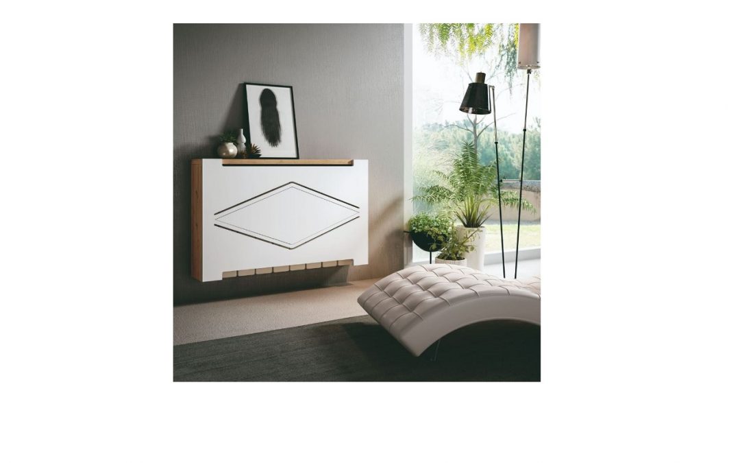 CUBRERADIADOR ESTRUCTURA AMAZONAS Y FRENTE LACADO COLOR BLANCO MED: 80 X 20 X 71 CM ALTO / 100 X 20 X 71 CM ALTO / 120 X 20 X 71 CM ALTO (VARIOS ACABADOS A ELEGIR)