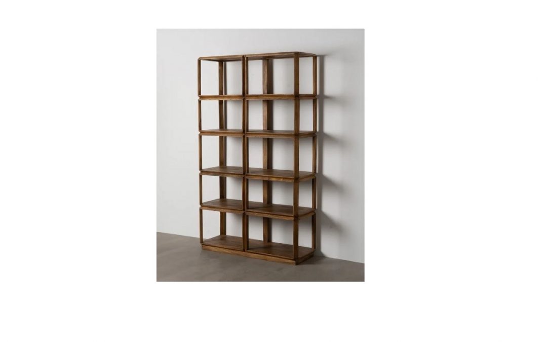 ESTANTERÍA MADERA DE MANGO MED: 115 X 42 X 195 CM ALTO