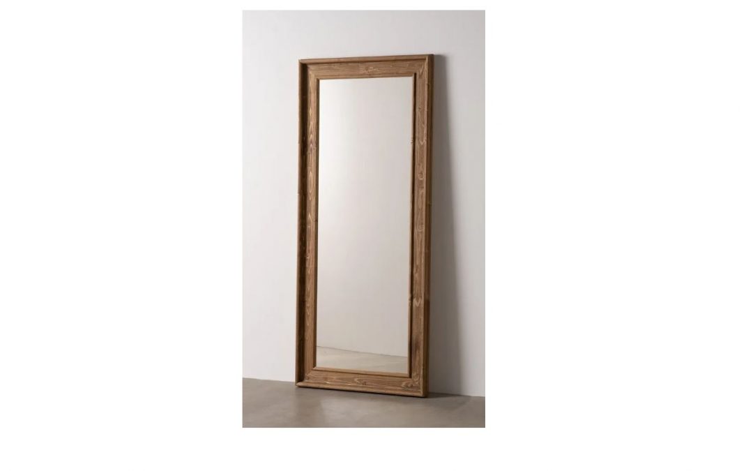 ESPEJO RECTANGULAR MADERA MED: 78 X 5,8 X 179 CM ALTO