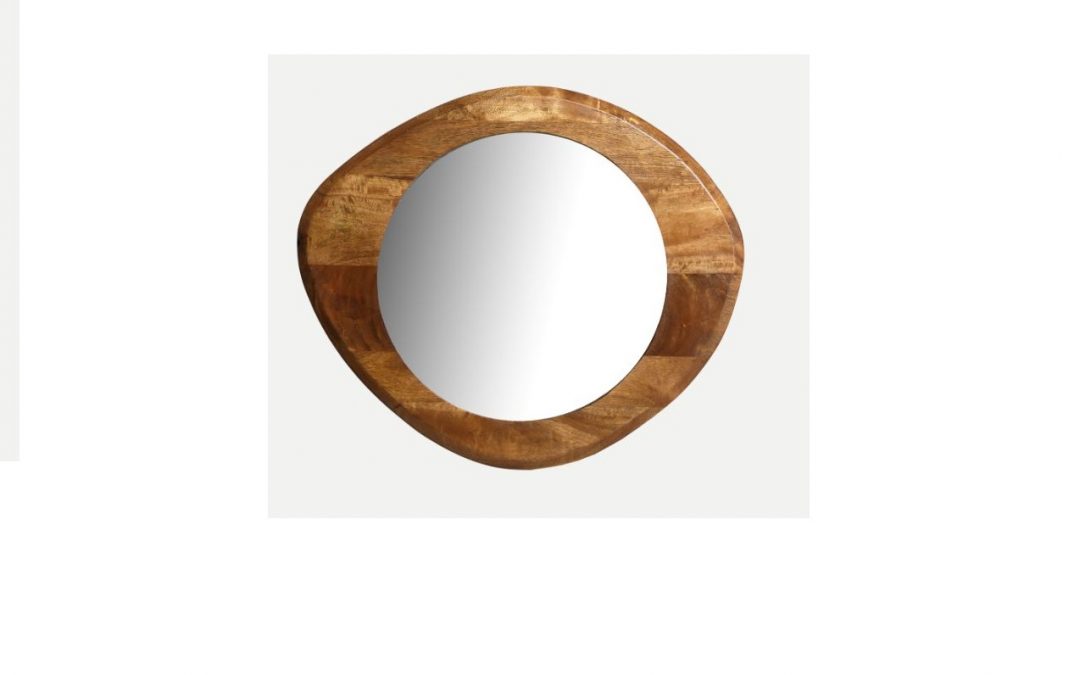 ESPEJO MADERA DE MANGO MED: 70 X 2 X 60 CM ALTO