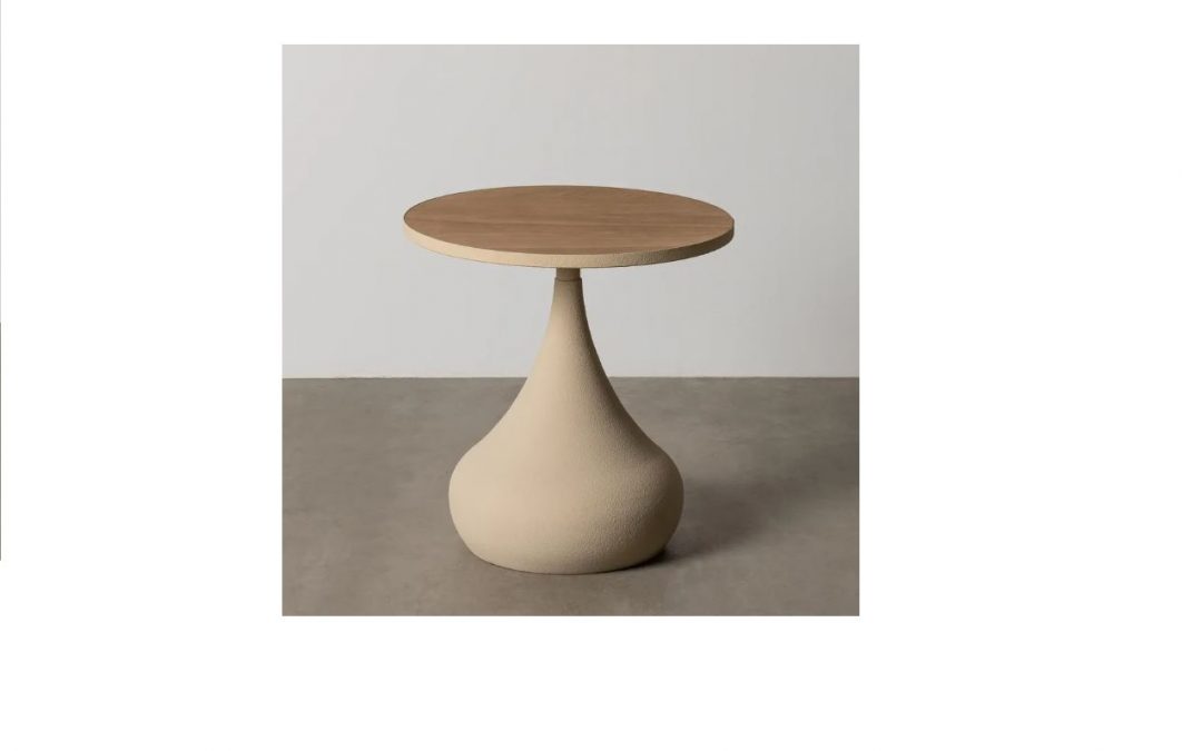 MESITA AUXILIAR DM / METAL MED: 45 X 45 X 43 CM ALTO