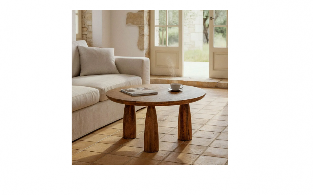 MESA DE CENTRO MADERA DE MANGO MED: 75 X 75 X 37 CM ALTO (TAMBIÉN DE MED: 90 X 90 X 30 CM ALTO)