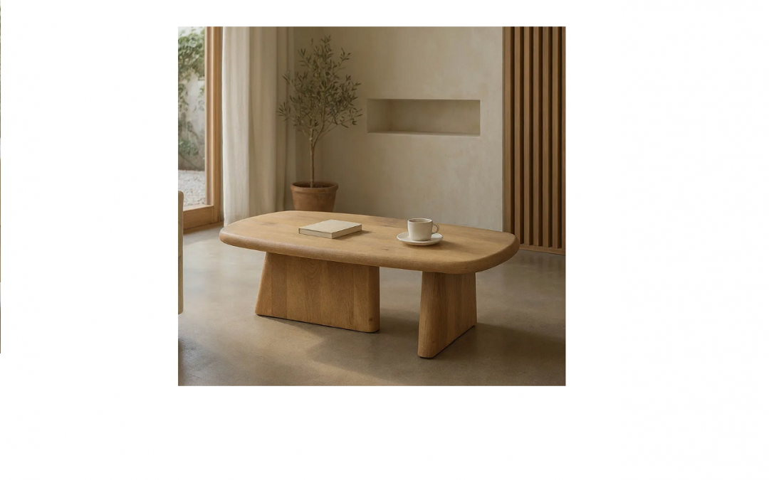 MESA DE CENTRO MADERA DE MANGO MED: 120 X 60 X 40 CM ALTO