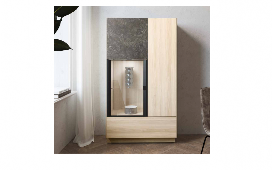 VITRINA VARIAS MEDIDAS Y ACABADOS (LUZ OPCIONAL)