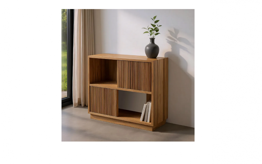 RECIBIDOR MADERA DE TECA MED: 100 X 35 X 89 CM ALTO