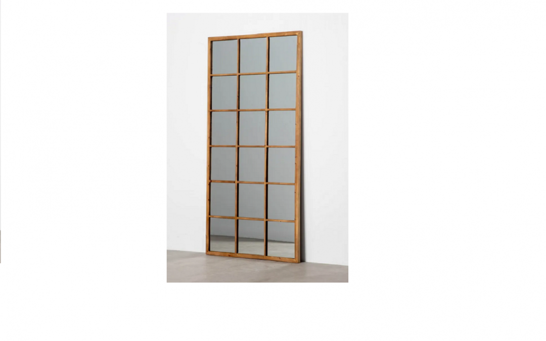 ESPEJO MADERA MED: 90 X 3 X 120 CM ALTO (TAMBIÉN DE MEDIDA DE 90 X 3 X 120 CM ALTO) (TAMBIÉN EN COLOR BLANCO ENVEJECIDO Y NEGRO)