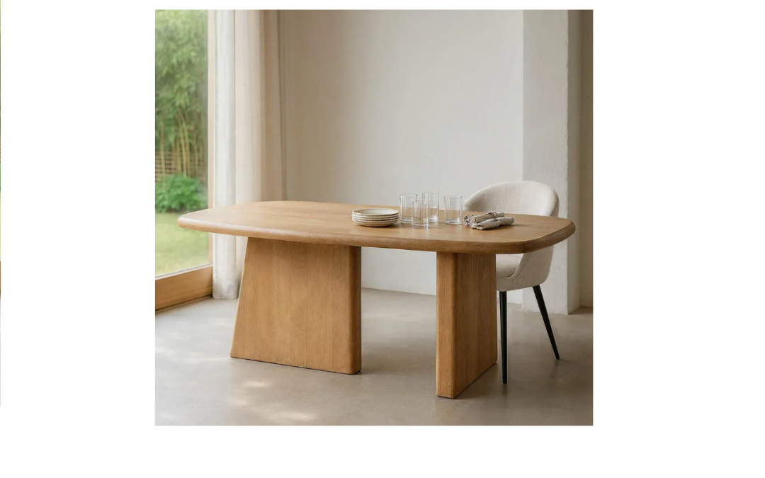 MESA DE COMEDOR MADERA DE MANGO MED: 180 X 90 X 76 CM ALTO