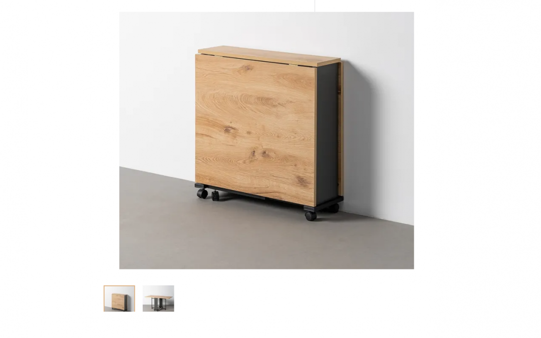 MESA DE COMEDOR PLEGABLE TAPA DE MELAMINA Y ESTRUCTURA Y PATAS HIERRO NEGRO MEDIDAS MESA ABIERTA: 148 X 71 X 74 CM ALTO