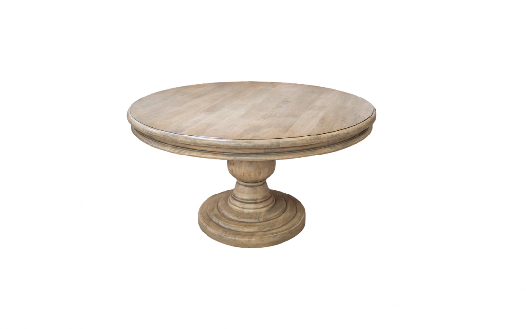 MESA DE COMEDOR MADERA MACIZA DE MANGO MED: 140 X 140 X 76 CM ALTO